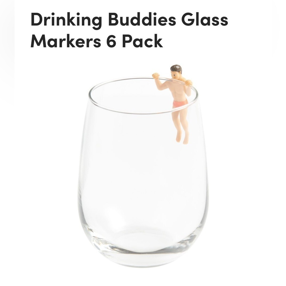 NWT The Original Drinking Buddies Drink Markers - Picture 2 of 4
